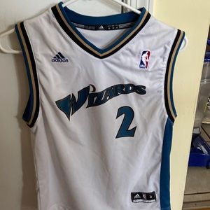 Wizards wall jersey youth medium adidas